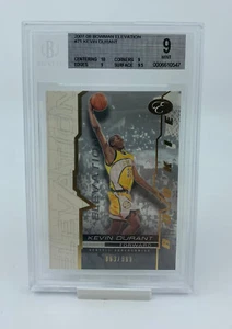 2007 Bowman Elevation #71 Kevin Durant Rookie RC /999 BGS 9 RARE 10 Sub! LOW POP - Picture 1 of 2