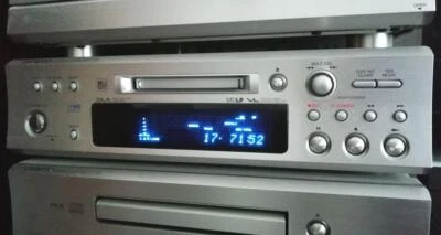 ONKYO MD-133 Hi-MD Mini Disc Recorder Silver High Speed MDLP Tested Working - Image 1 of 4