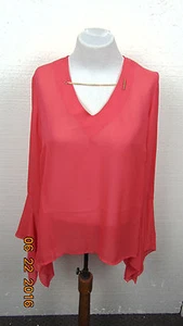 Venus Tunic Top blouse Size XL Pink B-22 - Picture 1 of 8