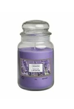 CANDELA PROFUMATA ALLA LAVANDA VASO VETRO 550g SER MADE IN ITALY