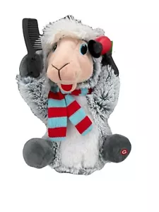 Gemmy Animated Singing Hair Styling Gray Llama Plays Good As Hell by Lizzo - Picture 1 of 8