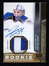 2012-13 Upper Deck The Cup Gold Patch /34 Jake Allen #125 Rookie Patch RC