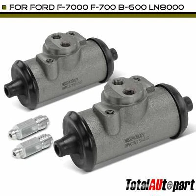 2x Drum Brake Wheel Cylinder for Ford F-600 C700 B-600 LN8000 Front & Rear Side - Image 1 of 4