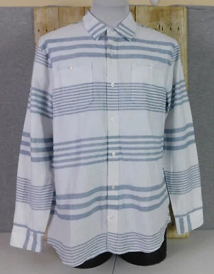 Travis Mathew Button Down Shirt Mens XL Long Sleeve Striped NWOT - Image 1 of 4