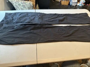 Columbia Size 10 Womens BLK Pocket Elastic Drawstring Crop Outdoor Pants 599 - Picture 1 of 8