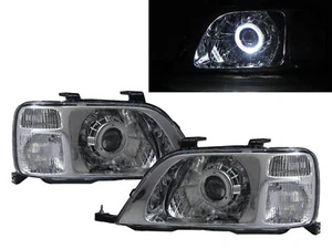 CR-V CRV RD1-RD3 96-01 Guide LED Halo Projector Headlight Chrome for HONDA LHD - Picture 1 of 7