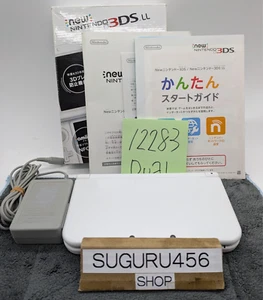 【Excellent4 w/Box】Dual IPS NEW Nintendo-white rare 3DS LL XL Used Game Console - Picture 1 of 22