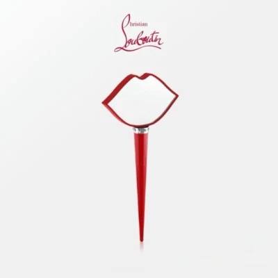 CHRISTIAN LOUBOUTIN Espejo Labial Rojo Novedad Espejo de Mano Dos Caras NUEVO Con Caja Foto 1 de 4