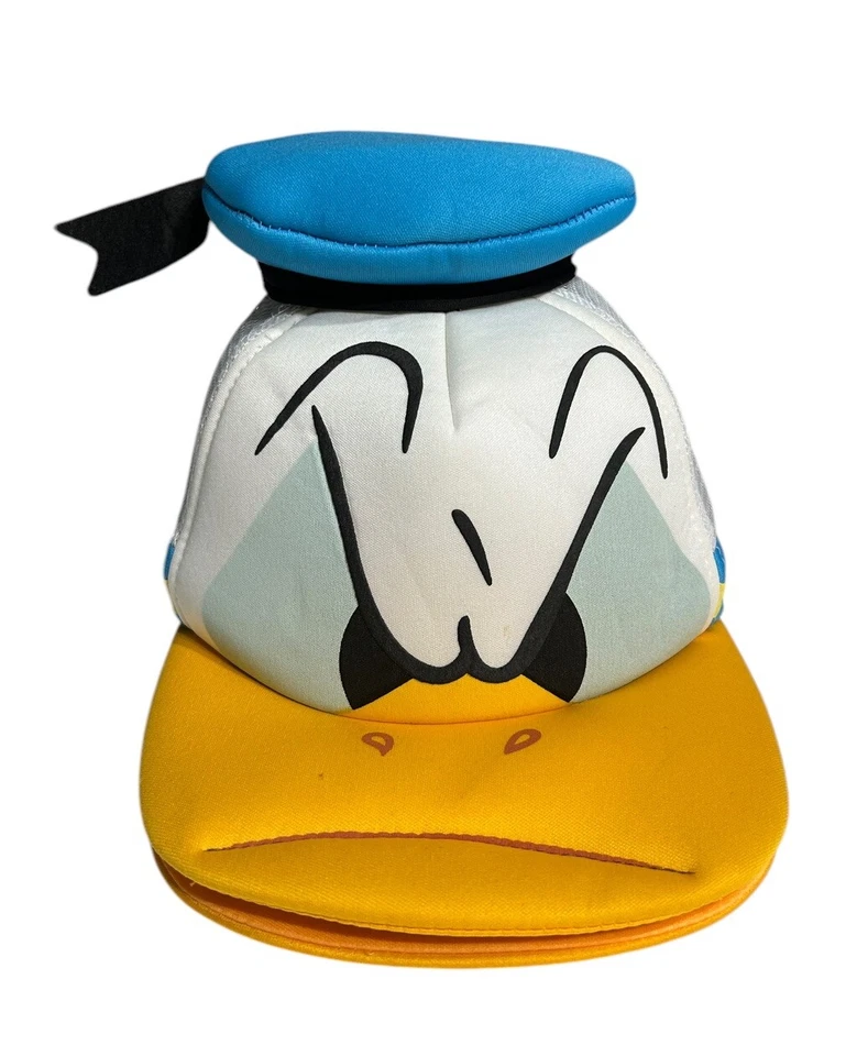 Gorra de béisbol ajustable tamaño adulto de malla Snapback del pato Donald de los parques de Disney Foto 1 de 4