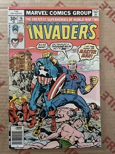 THE INVADERS #16 1977 HIGHER GRADE NAZI MASTER MAN BRONZE AGE MARVEL COMICS - Picture 1 of 11