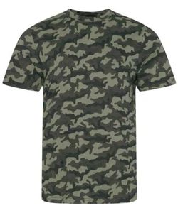 CARP FISHING T-SHIRT IN GREEN CAMO (all sizes). - Picture 1 of 1