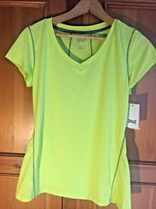 Nueva con etiquetas Camiseta Everlast Lycra Ropa Activa, Verde Lima Brillante, Borde Reflectante, Talla S - Imagen 1 de 3