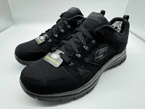 Skechers Herren Flex Advantage 51251 Schwarz Laufschuhe Turnschuhe Größe 11 Neu Karton - Bild 1 von 12