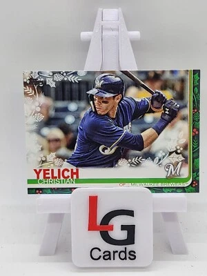2019 Topps Holiday - #HW72 Christian Yelich - Image 1 of 2