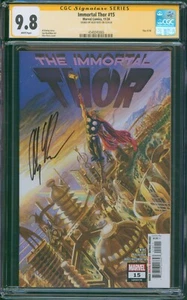 Immortal Thor #15 CGC 9.8 SS Firmado Alex Ross 2024 - Imagen 1 de 2
