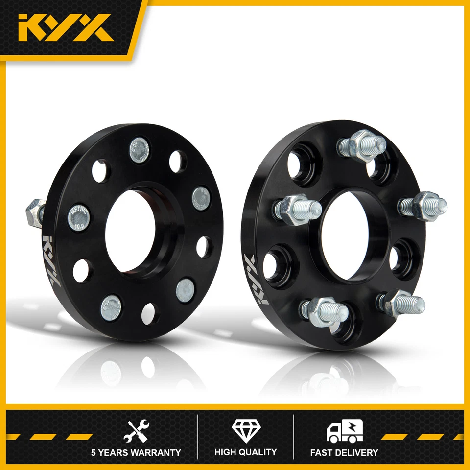 2 piezas espaciadores de rueda centrados en el cubo de 15 mm 5x4,5 12x1,5 para Honda Accord Civic Acura RSX Foto 1 de 4