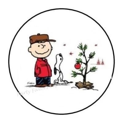 PARTY FAVORS EXPRESS 30 CHRISTMAS ENVELOPE SEALS LABELS STICKERS FAVORS1.5" ROUND