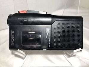Sony Micro Cassette M-425 Hand Held Voice Recorder Dictation AS IS FOR PARTS