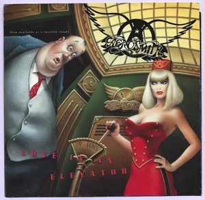 Aerosmith ~ Love In An Elevator RARE Sexy Picture Sleeve Promo 45 Double A-Side - Picture 1 of 4