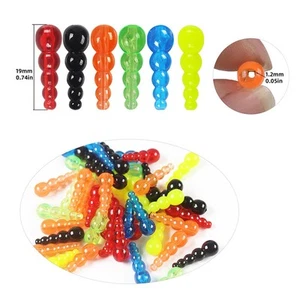 Assortiment coloré de 250 pièces perles de pêche flottantes perles de truite - Photo 1/12