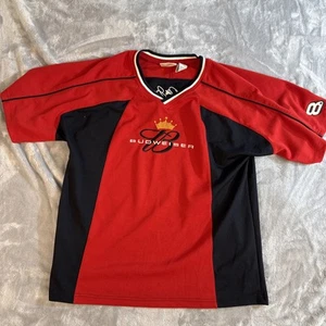 Vintage 90s Winners Circle Budweiser Dale Earnhardt Jr Jersey Shirt Large - Bild 1 von 9