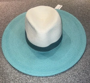 Sombrero Eugenia Kim - El Fedora Emmanuelle con Banda Nuevo con Etiquetas - Imagen 1 de 6