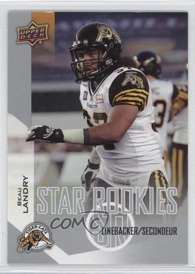 2014 Upper Deck CFL Star Rookies Beau Landry #160 - Image 1 of 2