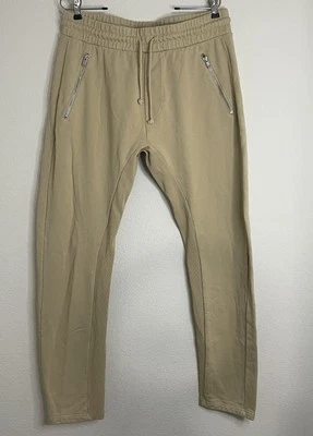 Pantalones deportivos Kith Williams III beige caqui 101 para hombre cremallera cordón grande Foto 1 de 4
