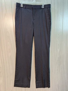 Nuevo con etiquetas Pantalón Recto Banana Republic Logan Pierna Lunares 10L Nuevo Azul Marino - Imagen 1 de 10