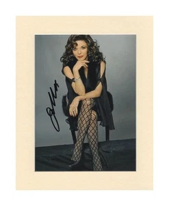 Joan Collins Sexy Stockings Dynasty Original Signed Mounted Autograph Photo COA - Picture 1 of 1