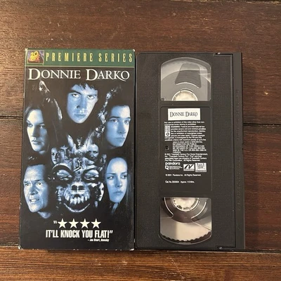Donnie Darko VHS Tape 2001 Cult Scifi HTF Rare Tape Premier Edition Psycho OOP - Image 1 of 2