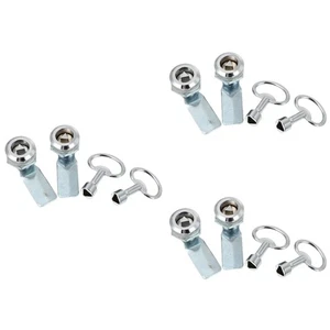  3 PCS Cabinet Lock with Keys Heavy Duty Triangle Desk Drawer Door - Picture 1 of 12
