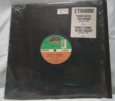 L'TRIMM *Cars With The Boom* PROMO 12" EP  DON'T COME TO MY HOUSE  1988 Rap  - Image 1 of 4