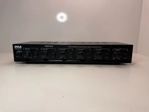 Pyle PSPVC6 6-Kanal Hochleistungs-Stereo-Lautsprecher-Selektor mit Lautstärkeregler - Bild 1 von 7