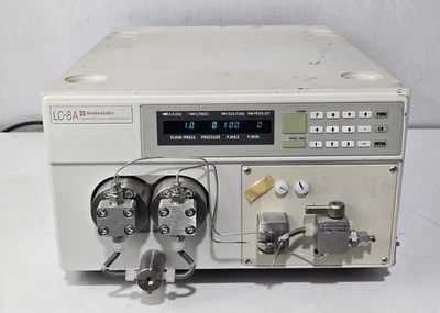 Cromatógrafo líquido preparativo Shimadzu LC-8A 228-35740-92 probado en potencia Foto 1 de 4