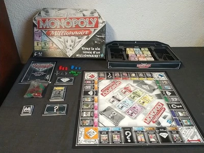 Monopoly MILLIONNAIRE Hasbro 2012  TBE Jeu de Société Livraison Offerte !!!! - Photo 1/4