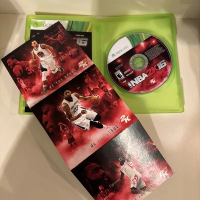 NBA 2K16 (Microsoft Xbox 360- 2015) Anthony Davis Clean Disc card insert   - Image 1 of 4