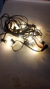 String Lights Outdoor Mains Powered, G40 Globe String Lights with 12 bulbs - Picture 1 of 10
