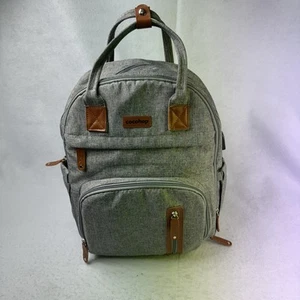 Cocohop Rucksack Wickeltasche grau - Bild 1 von 7
