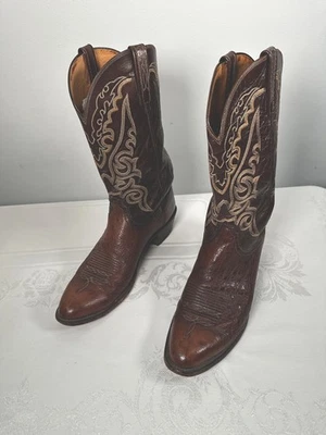 Lucchese 1883 Men’s Size 13 Brown Leather Cowboy Boots USA N7128R4 91789 - Image 1 of 4