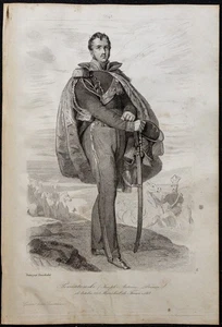 1839 - Joseph-Antoine Poniatowski - Portrait Antique Du Maréchal de France - Bild 1 von 3