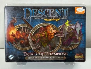 NEW DESCENT Journeys in the Dark 2nd Edition TREATY OF CHAMPIONS Set SEALED - Picture 1 of 7