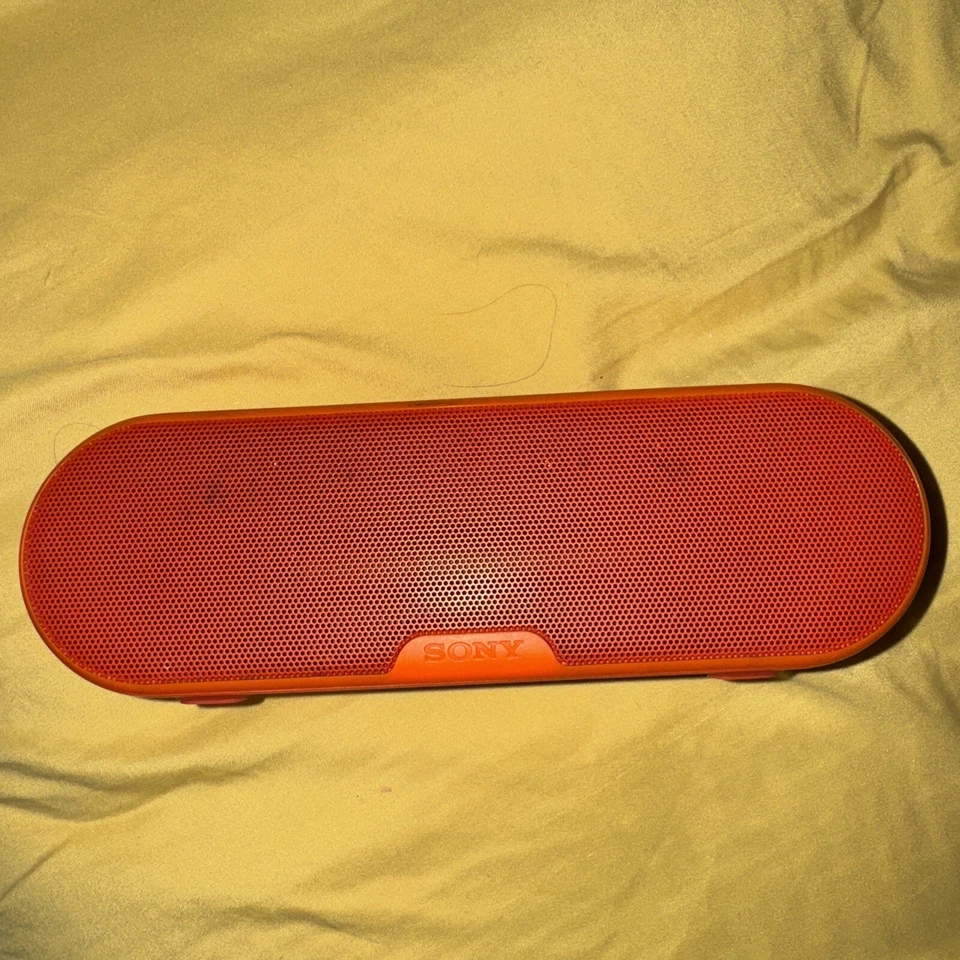 Sony SRS-XB2 Extra Bass Portable Bluetooth Speaker Red Orange - Image 1 of 4