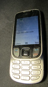 Nokia 6303 Classic Orange Networkj Silver Black Mobile Phone 6303ci RM638 - Afbeelding 1 van 7