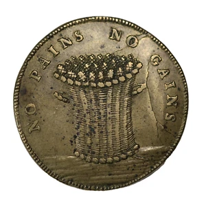 England 1767  Kent Godington John Toke II Brass Hop Conder Token D&H-22 - Picture 1 of 2