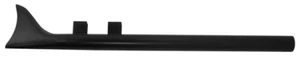 36" Black Fishtail Slip On Exhaust Mufflers For 95-24 Harley Touring FLHT 97215 - Foto 1 di 1