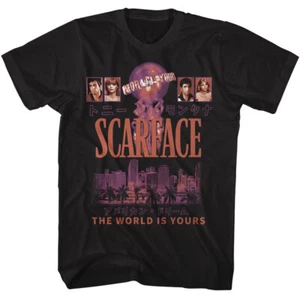 Scarface Miami FL Elvira Hancock Tony Montana The World Is Yours Men's T Shirt - Picture 1 of 5