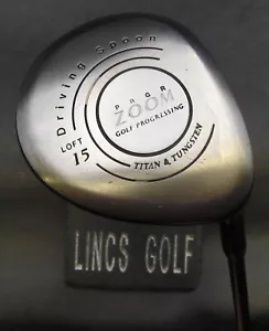 PRGR Zoom Driving Spoon 15° 3 Wood Regular Graphite Shaft Golf Pride Grip - Picture 1 of 6