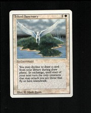 MTG Island Sanctuary SP Revised Magic the Gathering ~ Free Shipping ~