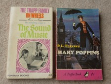 MARIA VON TRAPP-THE TRAPP FAMILY ON WHEELS &  MARY POPPINS BOOKS